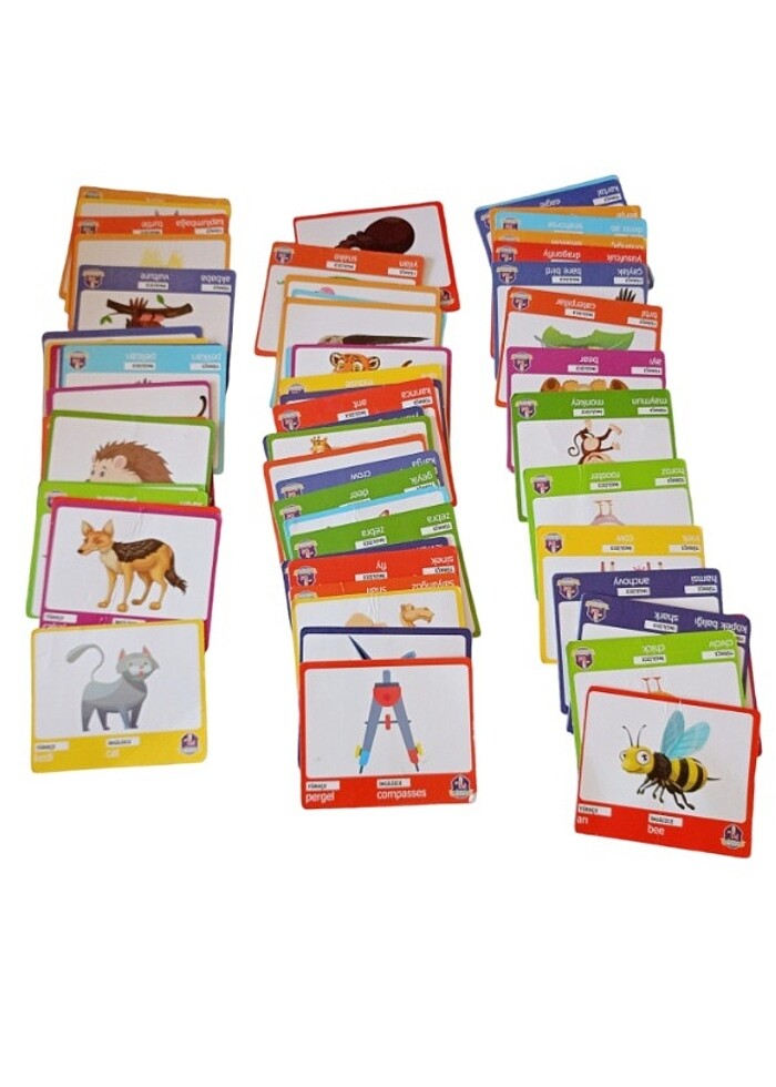 İngilizce Çocuk Eğitim Kartları - Görsel 2