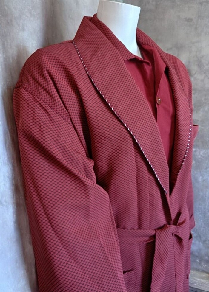 Bordo Erkek Ropdöşambır İkili Takım - Görsel 3