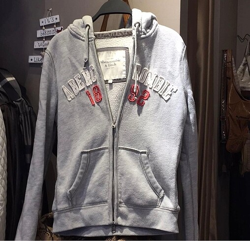 Orjinal abercrombie hırka sweatshirt