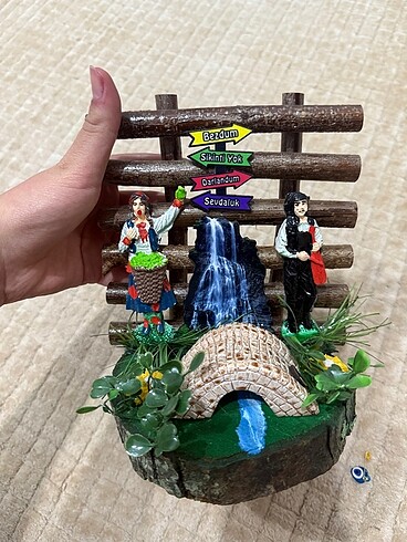 Dekoratif süs Karadeniz temalı ister tekli ister ikisini de alab - Görsel 2