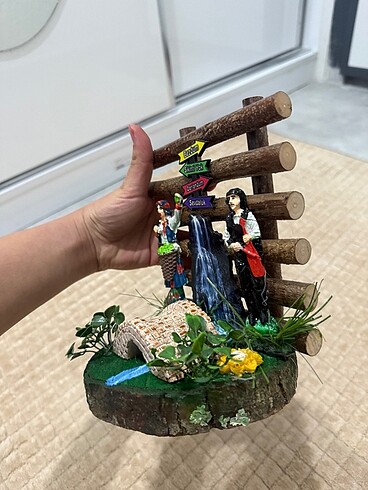 Dekoratif süs Karadeniz temalı ister tekli ister ikisini de alab - Görsel 5