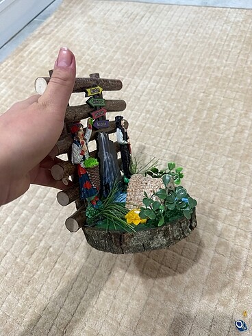 Dekoratif süs Karadeniz temalı ister tekli ister ikisini de alab - Görsel 4