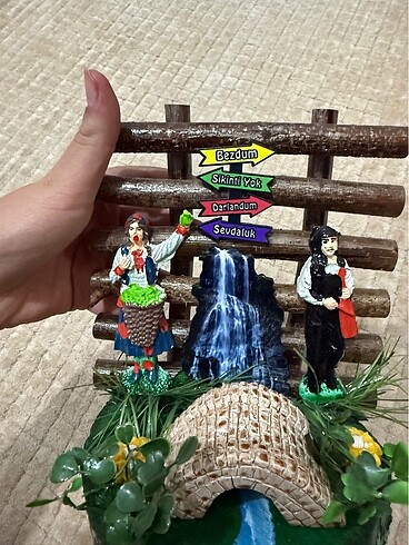 Dekoratif süs Karadeniz temalı ister tekli ister ikisini de alab - Görsel 3