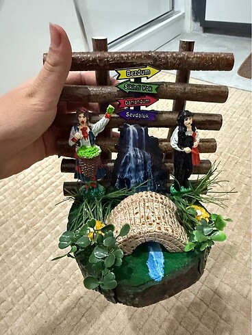 Dekoratif süs Karadeniz temalı ister tekli ister ikisini de alab - Görsel 7