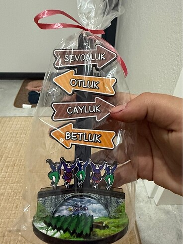 Dekoratif süs Karadeniz temalı ister tekli ister ikisini de alab - Görsel 3