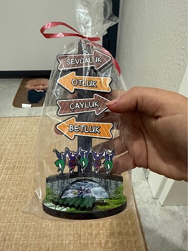 Dekoratif süs Karadeniz temalı ister tekli ister ikisini de alab - Görsel 2