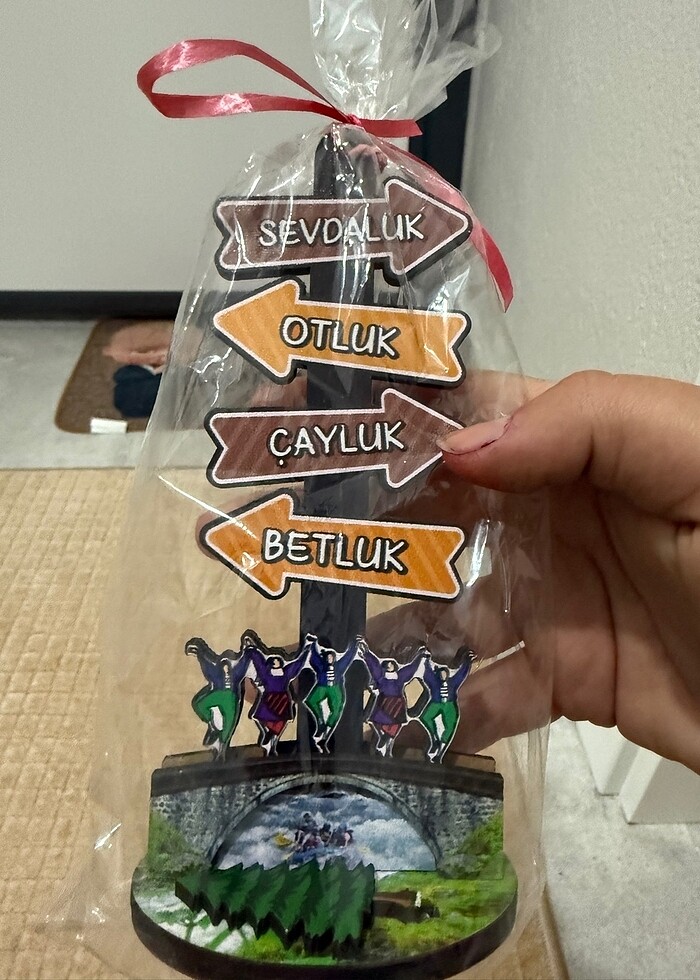 Dekoratif süs Karadeniz temalı ister tekli ister ikisini de alab - Görsel 3