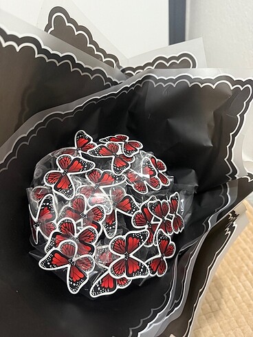 Kelebekli buket - Görsel 4