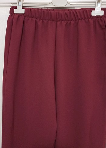 Bordo pantolon tunik takım - Görsel 6