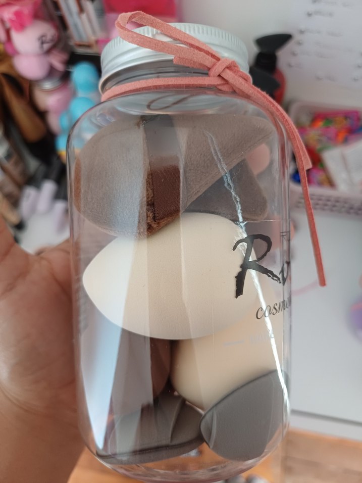 Pastel Pembe Makyaj Süngeri Seti - Görsel 4