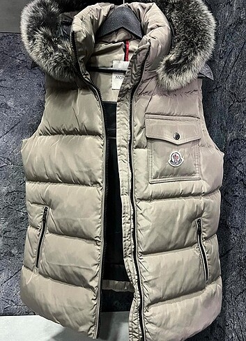 Moncler Moncler bayan kürklü yelek