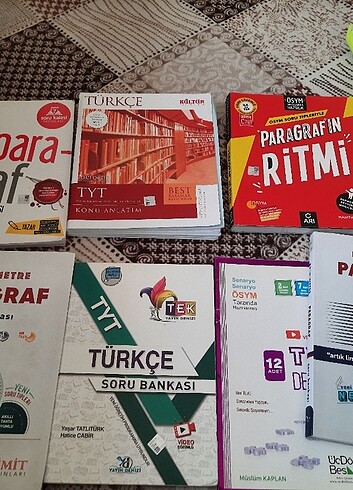 Tyt Türkçe deneme ve soru bankaları 