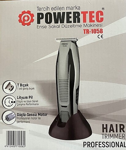 TR 1058 POWERTEC ENSE SAKAL TRAŞ MAKİNESİ