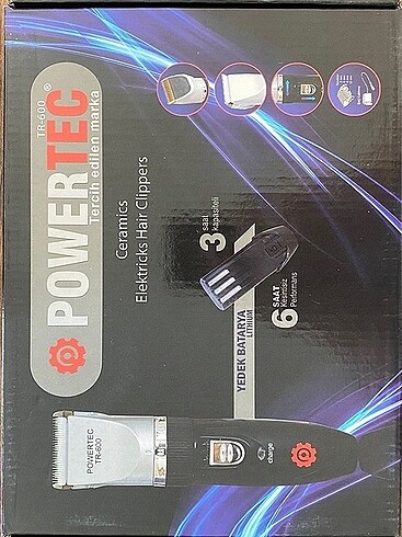 TR 600 POWERTEC SAÇ SAKAL TRAŞ MAKİNESİ