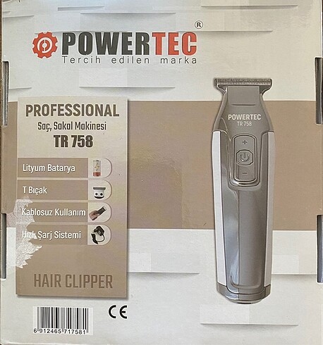 TR 758 POWERTEC ENSE SAKAL TRAŞ MAKİNESİ