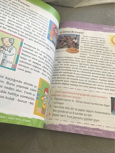  Beden 1.sınıf tatil kitabı