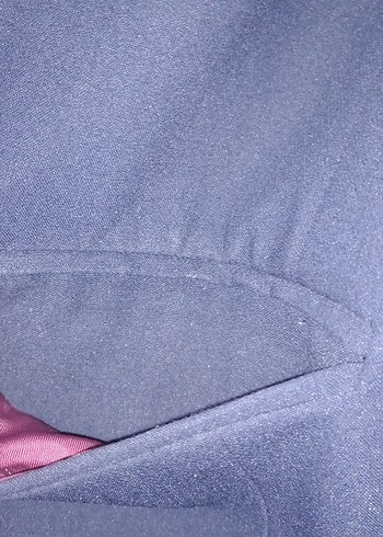 s Beden Lacivert Kadın Düğmeli Blazer Ceket