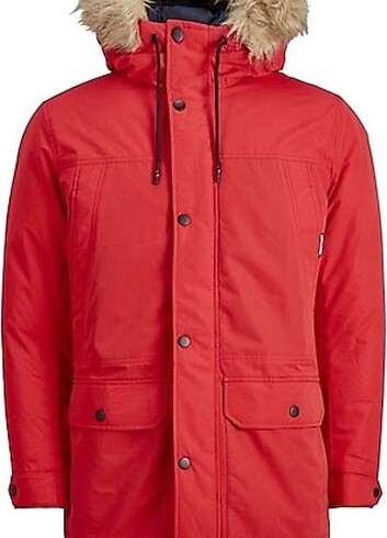 Jack and Jones kırmızı erkek mont - Görsel 4