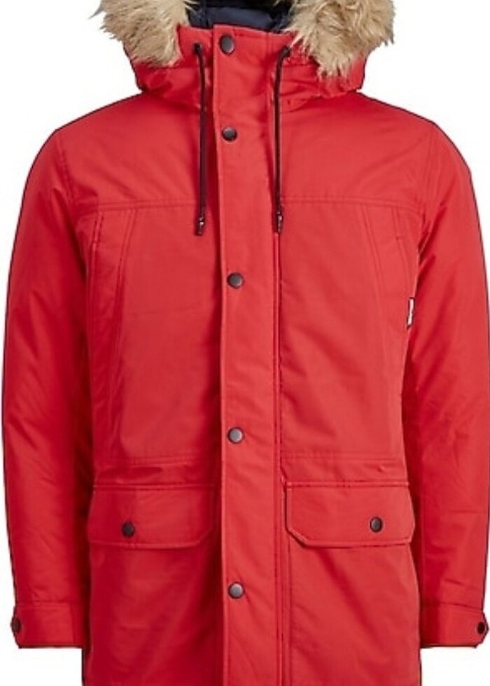 Jack and Jones kırmızı erkek mont - Görsel 4