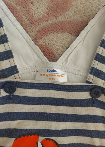 Pamuklu Kısa Kollu Bebek Tulum - Görsel 2