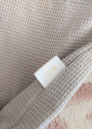 Uzun Kollu Gri Triko Bebek Kız Takımı - Görsel 4