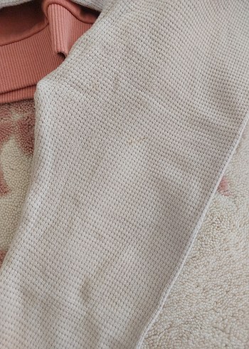 Uzun Kollu Gri Triko Bebek Kız Takımı - Görsel 5