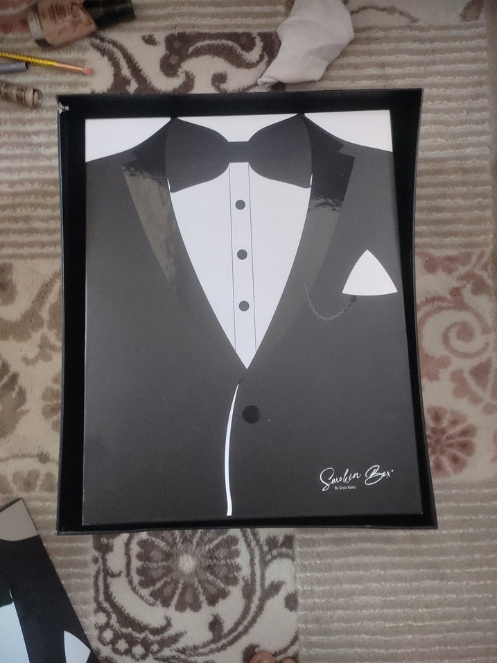 Klasik Siyah Damatlık Tuxedo - Görsel 2