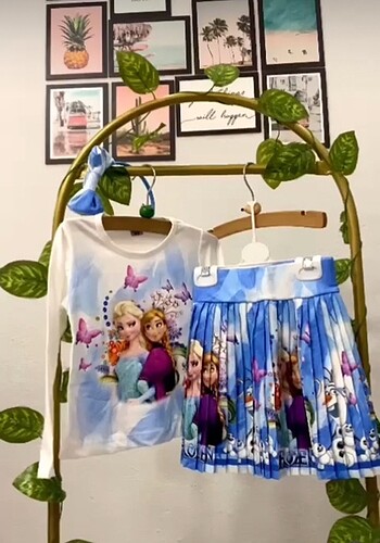 Elsa badi etek takım