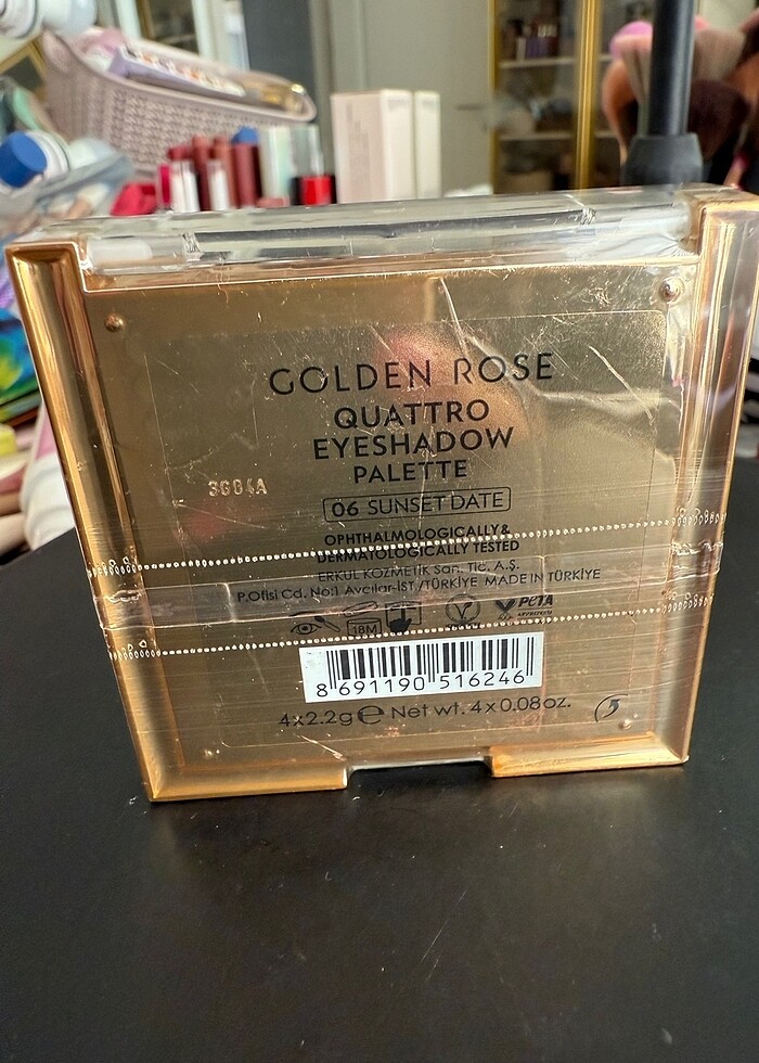 Golden rose 4lu far paleti - Görsel 2