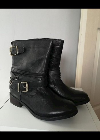 Kadın hakiki deri bot sıfır