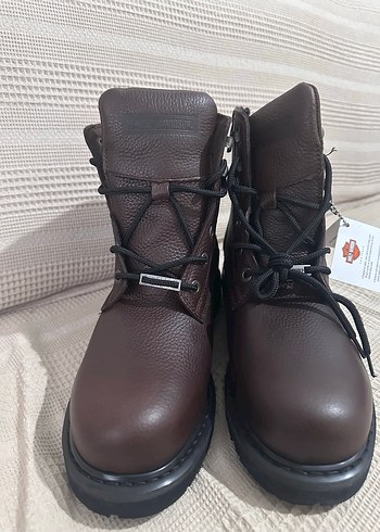 Harley Davidson Kahverengi Deri Frısco Bot - Görsel 3