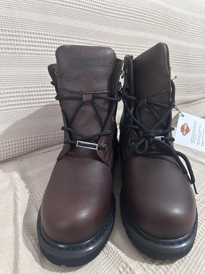 Harley Davidson Kahverengi Deri Frısco Bot - Görsel 3