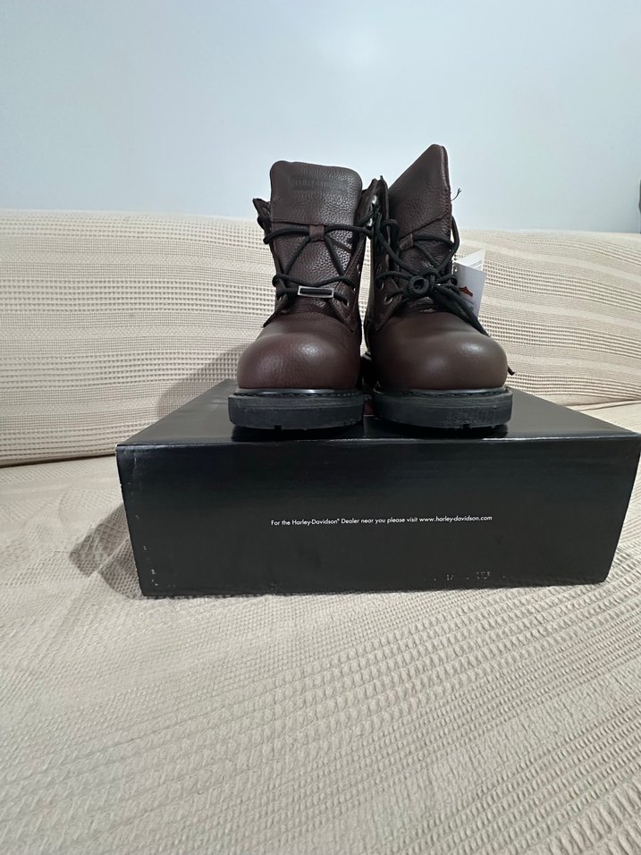 Harley Davidson Kahverengi Deri Frısco Bot - Görsel 2