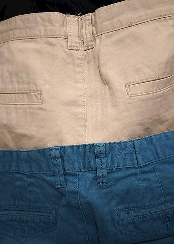 HM Düğmeli Bej Erkek Regular Fit Pantolon - Görsel 8