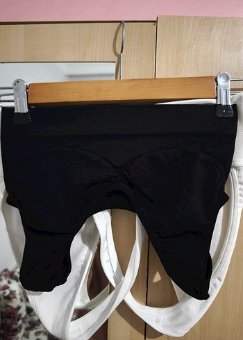 Kadın Kahverengi Kısa Crop Top - Görsel 4