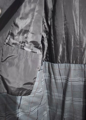 vintage Erkek Siyah Düğmeli Midi Ceket - Görsel 5