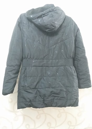 Gri Kürklü çocuk Kışlık Mont - Görsel 7