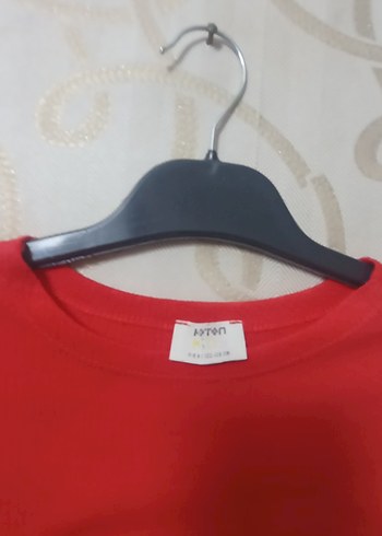 Kız Çocuk Kırmızı Fırfırlı Tişört - Görsel 5