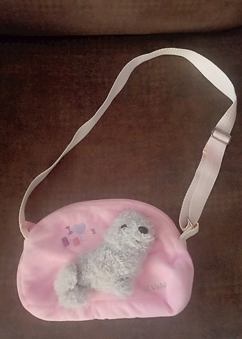 Pembe Desenli çocuk Omuz Çantası - Görsel 2