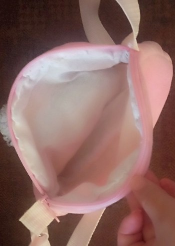 Pembe Desenli çocuk Omuz Çantası - Görsel 4