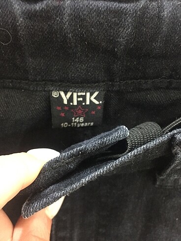 10 Yaş Beden siyah Renk Kot pantolon