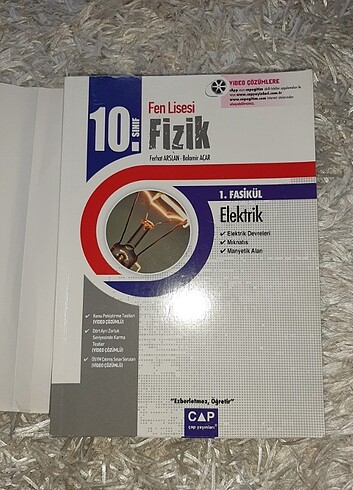  Beden Çap yayınları fizik seti 10.sınıf 