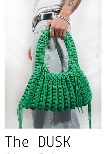 Pinterest model penye ip örgü çanta
