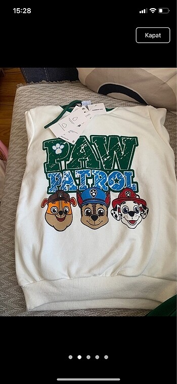 Zara Zara eşofman takı paw patrol