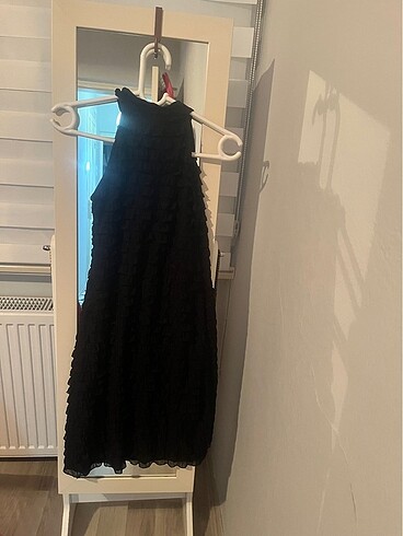 Diğer fırfırlı kısa elbise