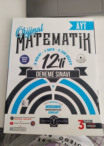 Orijinal Matematik 12'li Deneme Sınavı AYT