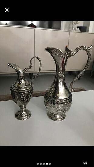 Alman gümüşü vazolar