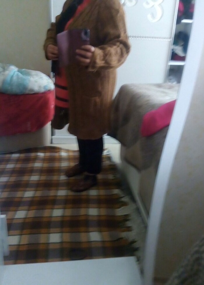 Kışlık kalın hırka - Görsel 2