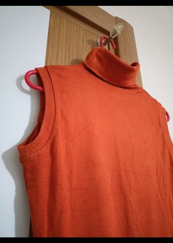 1 sınıf penyeden üretilmiş boğazlı sıfır kol kazak - Görsel 3