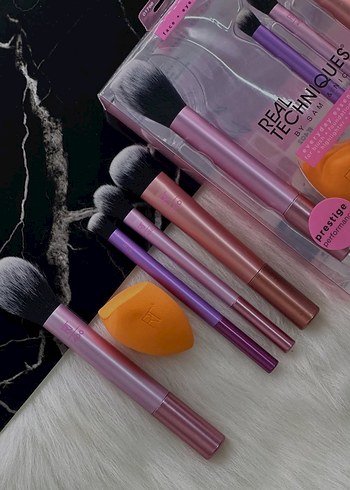 Pastel Pembe Makyaj Fırça Seti